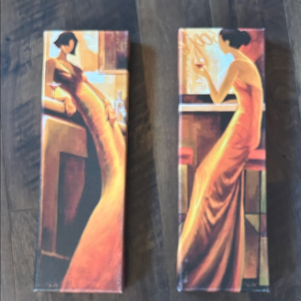 Keith Mallett’s “La Seductrice” and “Enigmatique” graphic Art Print Set